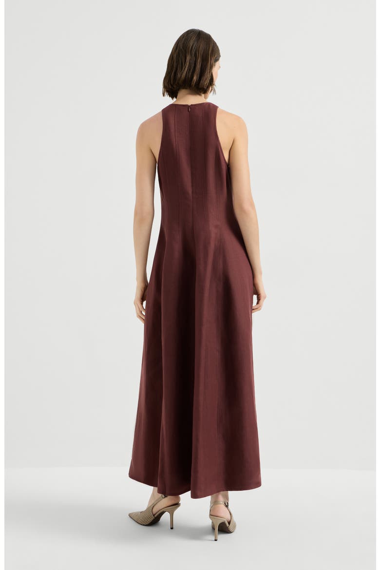 Fluid dress, Alternate, color, Bordeaux