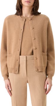 Akris Cashmere Piqué Cardigan