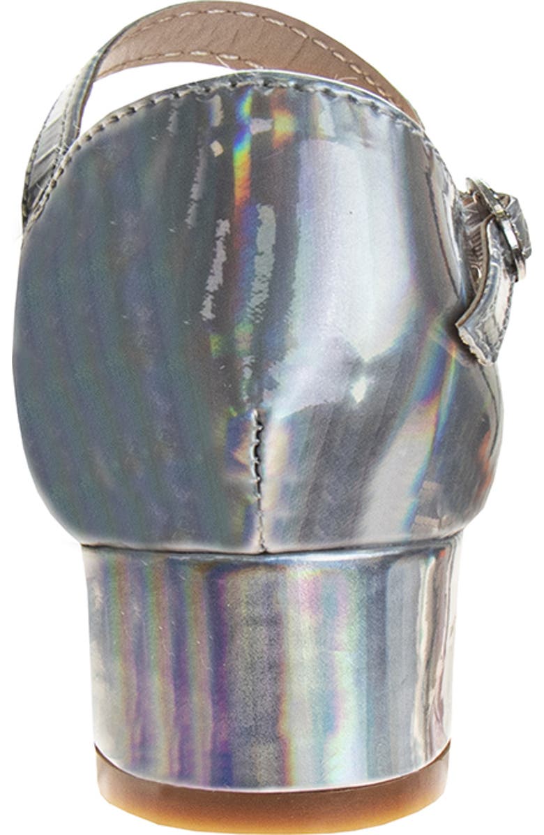 BADGLEY MISCHKA Low Heeled Dress Shoes, Alternate, color, Silver Hologarphic