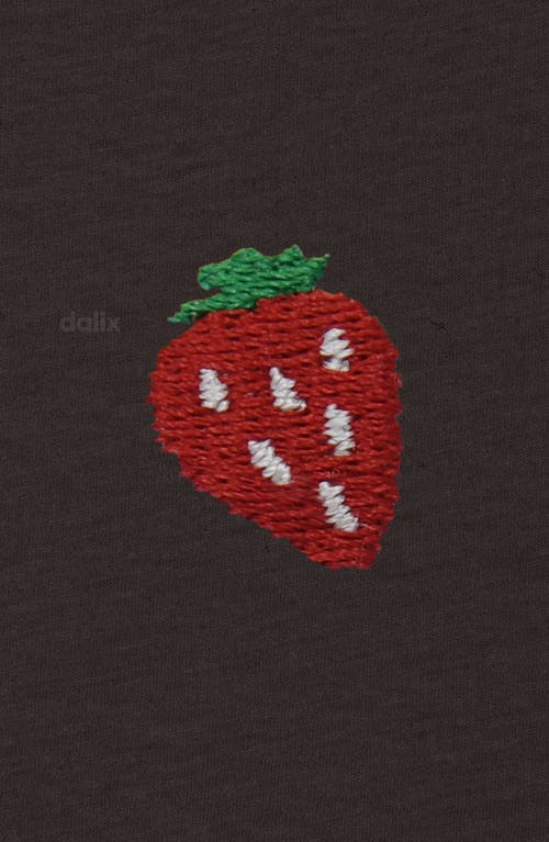 Dalix Womens Lil Strawberry Lightweight High Waisted Tee In Green