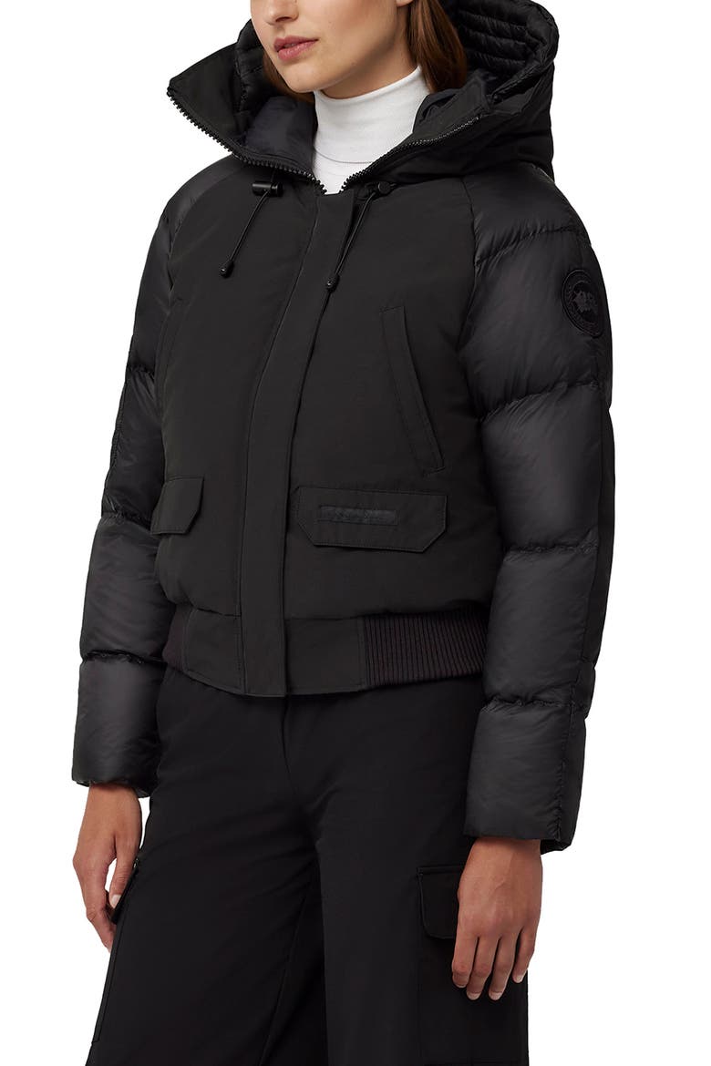 Paradigm Chilliwack Black Label 625 Fill Power Down Bomber Jacket, Alternate, color, BLACK - NOIR