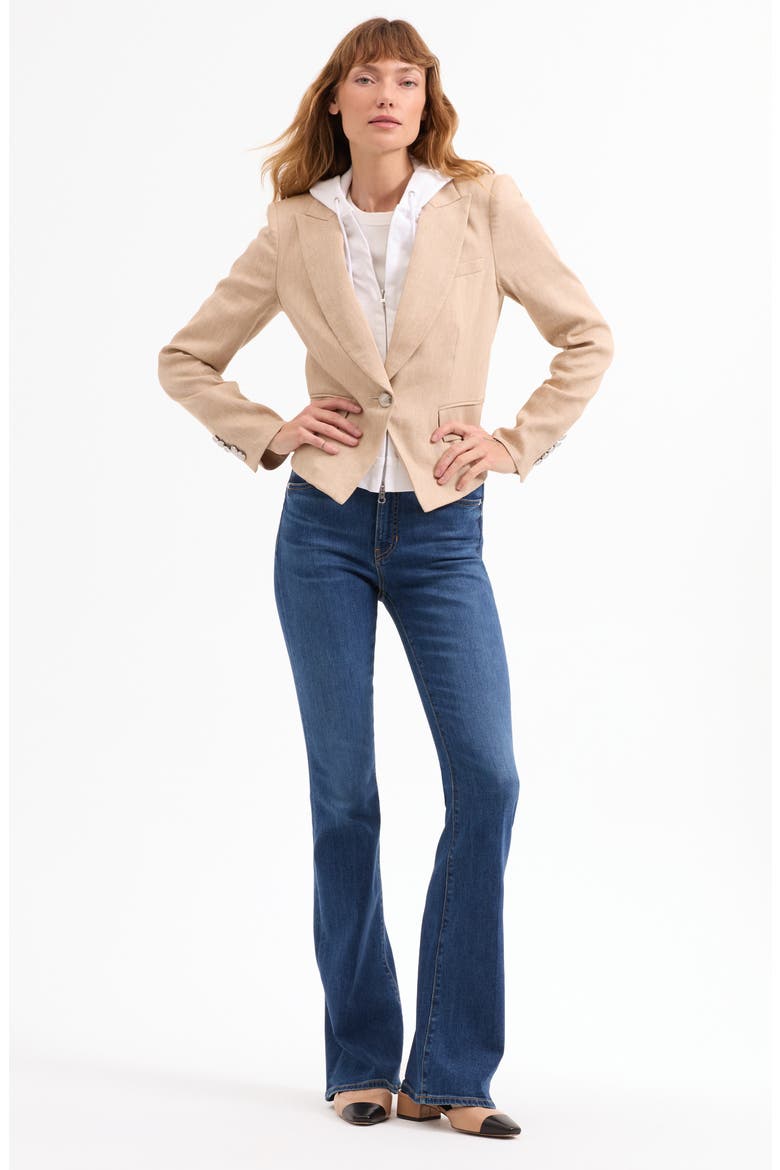 Hosanna Dickey Blazer, Alternate, color, KHAKI MELANGE