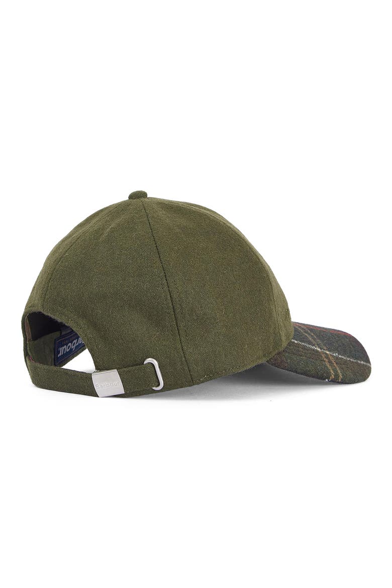 Roker Plaid Wool Blend Baseball Cap, Alternate, color, FOREST GREEN/CLASSIC