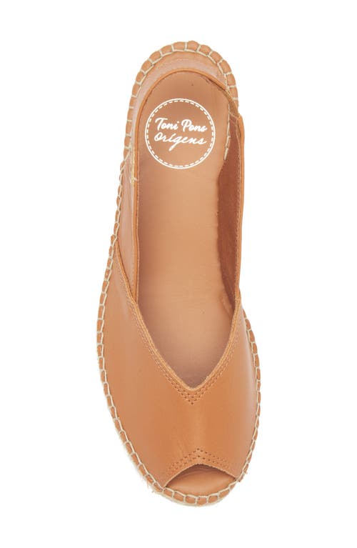 Toni Pons Bernia Espadrille Wedge In Cuero