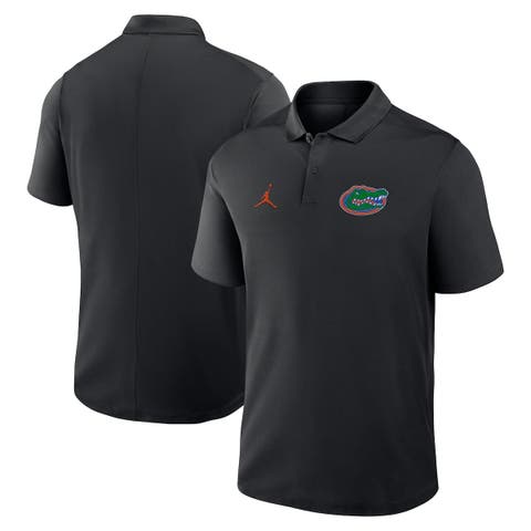 Men's Jordan Brand Black Florida Gators Primetime Victory Primary Logo Performance Polo