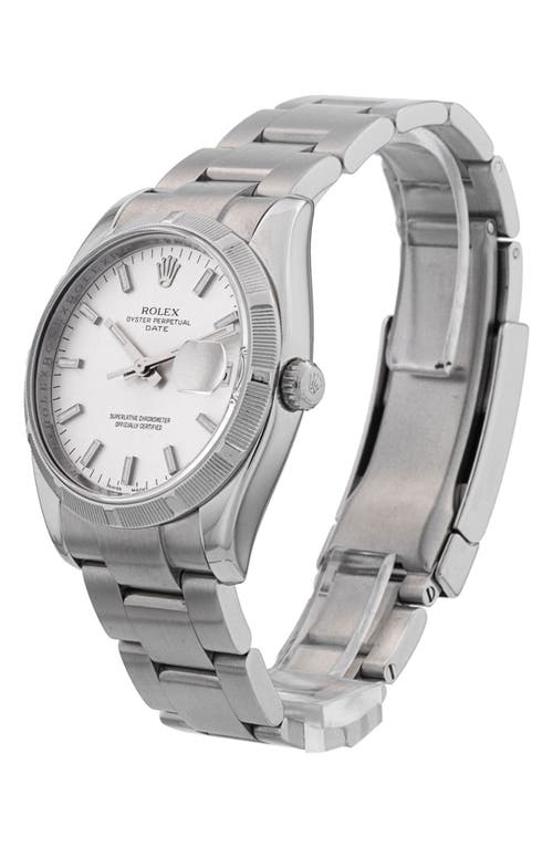 Shop Watchfinder & Co. Rolex  Oyster Perpetual Date Bracelet Watch, 34mm