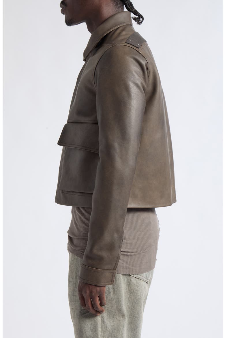Tower Alice Leather Jacket, Alternate, color, WASHED BLACK