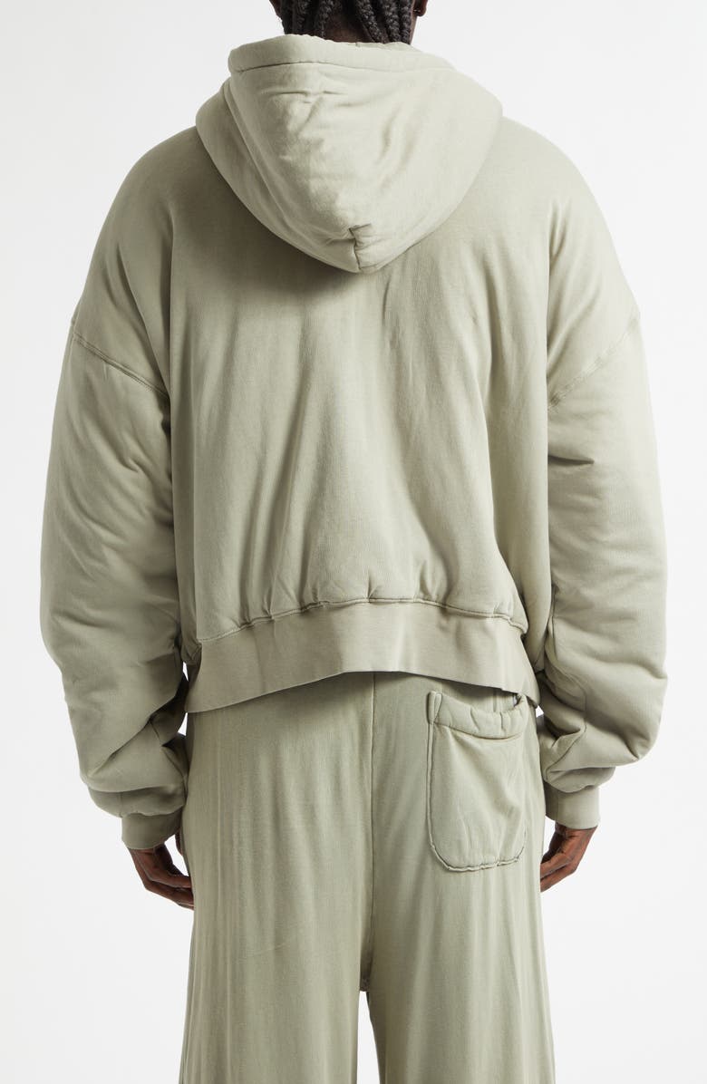 LU'U DAN Wadded Cotton Hoodie, Alternate, color, Vetiver