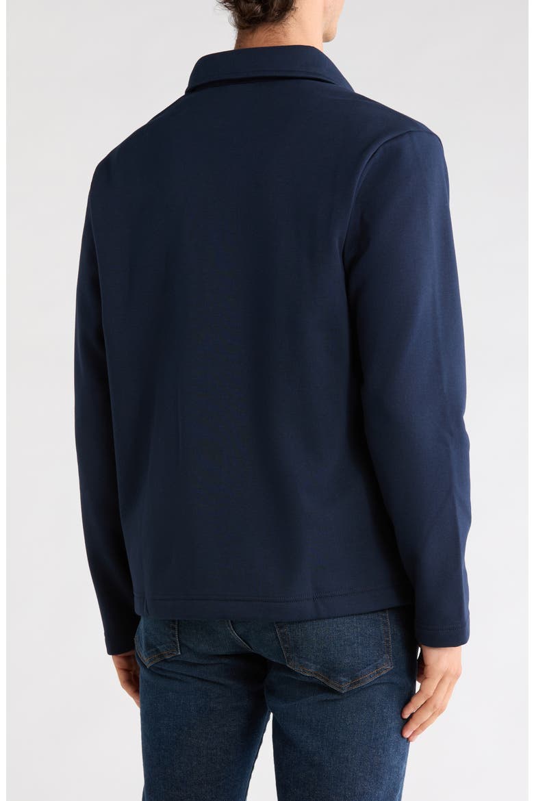 Heavyweight Polar Fleece Shirt Jacket, Alternate, color, DARK SAPPHIRE
