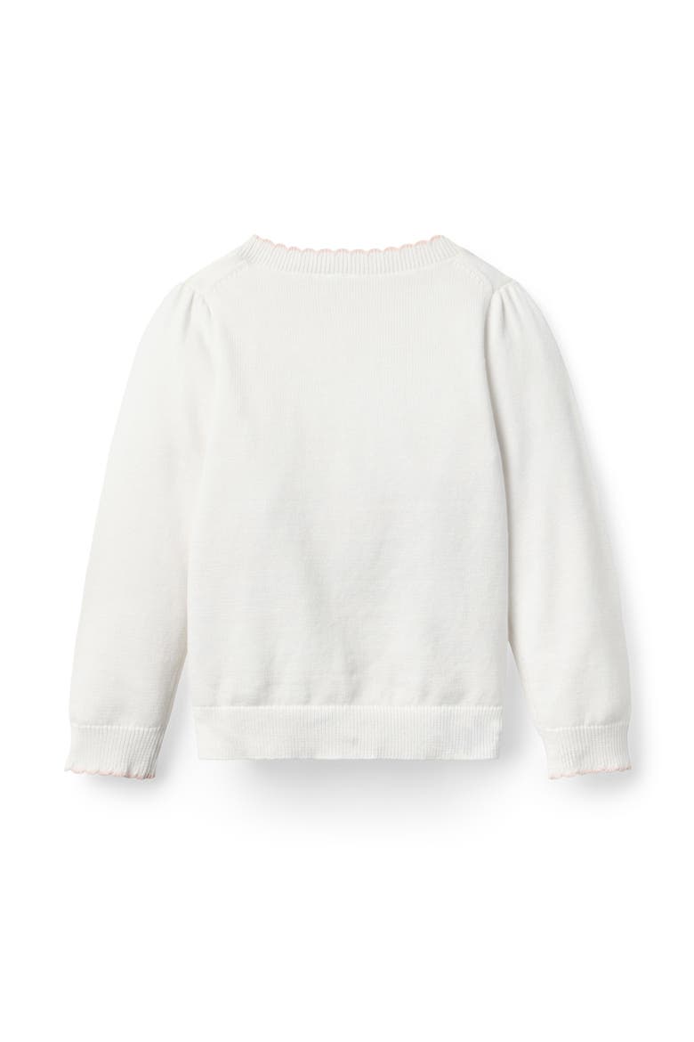 Bunny Sweater, Alternate, color, White