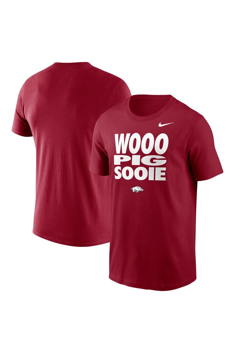 Men's Nike Crimson Arkansas Razorbacks  Practice T-Shirt, Main, color, Crimson
