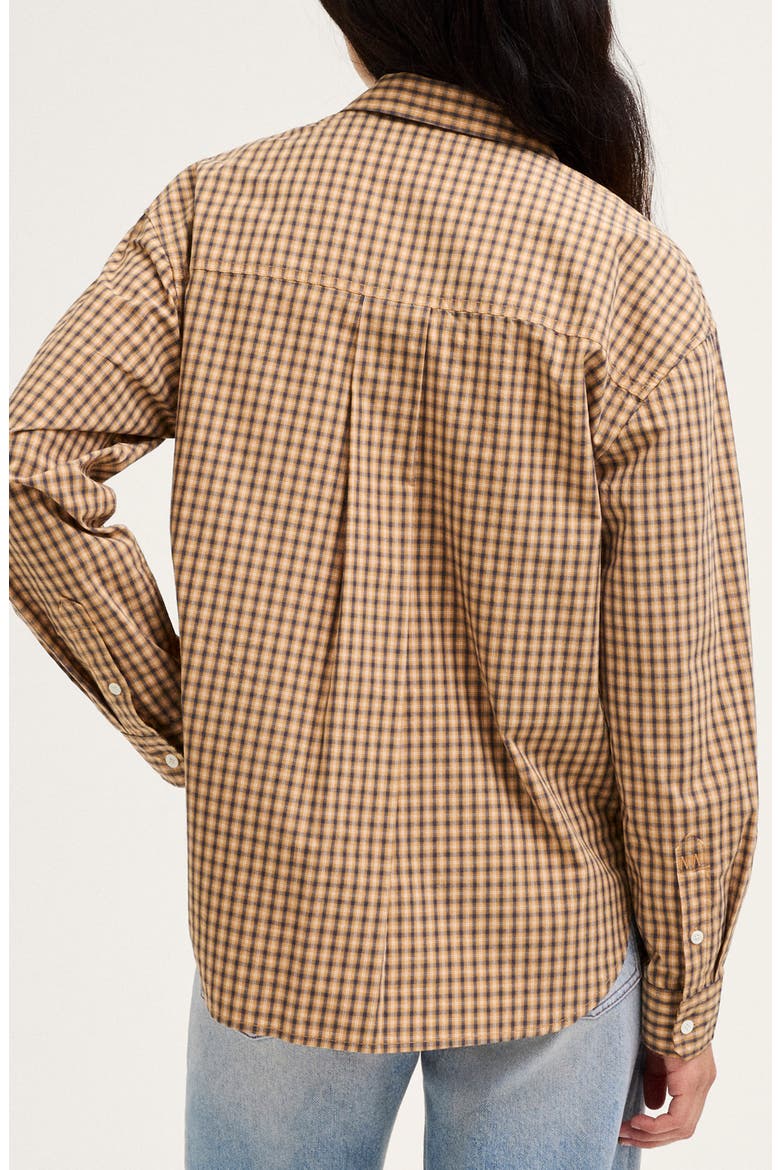 The Easy Poplin Shirt, Alternate, color, YELLOW SHADOW CHECK