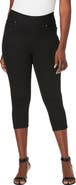Jessica London Comfort Waist Stretch Denim Capris
