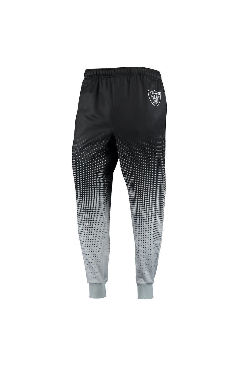 FOCO Men's FOCO Black Las Vegas Raiders Gradient Jogger Pants, Alternate, color, 