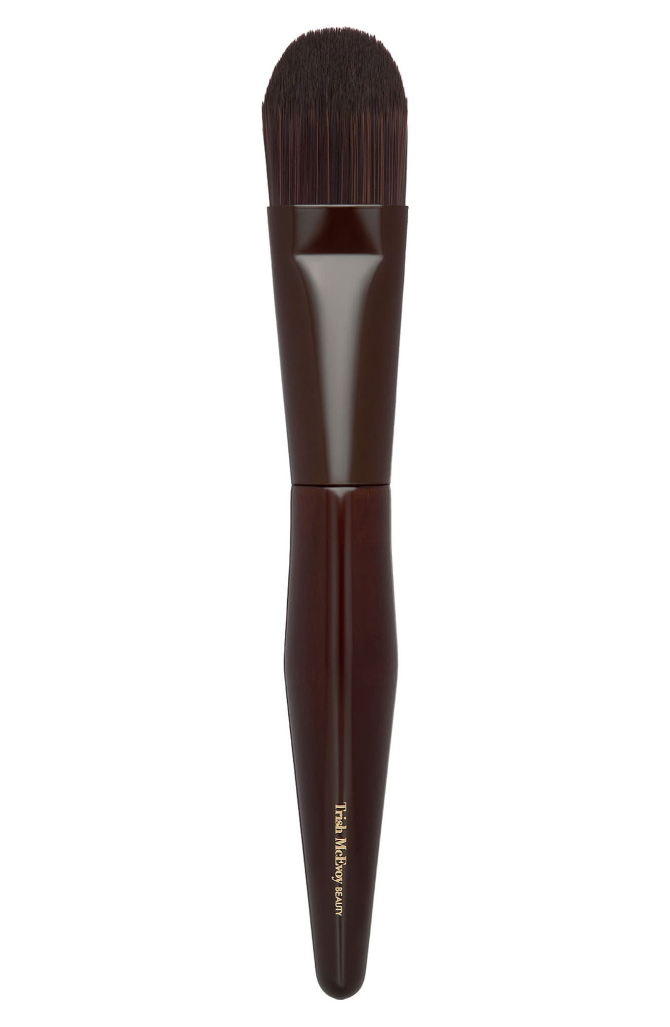 Trish McEvoy 75 Foundation Brush in Brown at Nordstrom