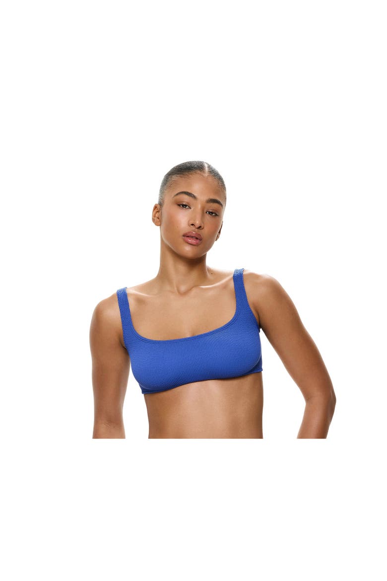 Tubular Square Neck Bikini Top, Main, color, Royal