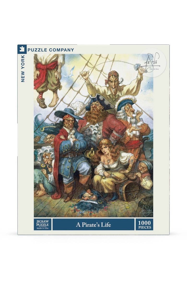 NEW YORK PUZZLE COMPANY A Pirate's Life 1000 Piece Puzzle, Main, color, NO COLOR