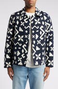 Wax London Iggy Block Geo Jacquard Jacket