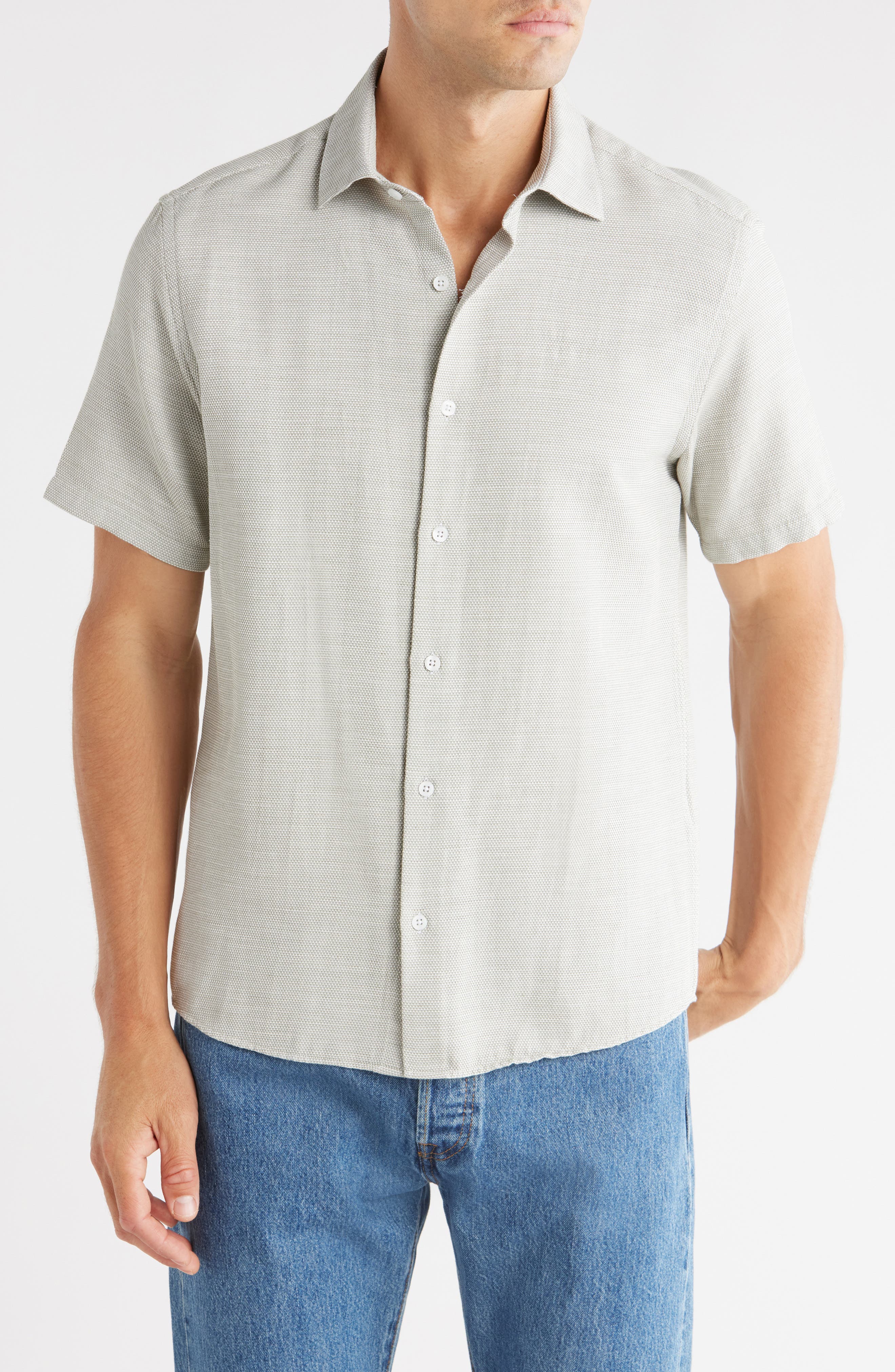 WESTZEROONE Enigo Short Sleeve Button-Up Shirt