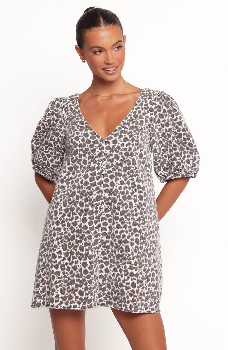 Petal & Pup Coleman Minidress, Alternate, color, Leopard
