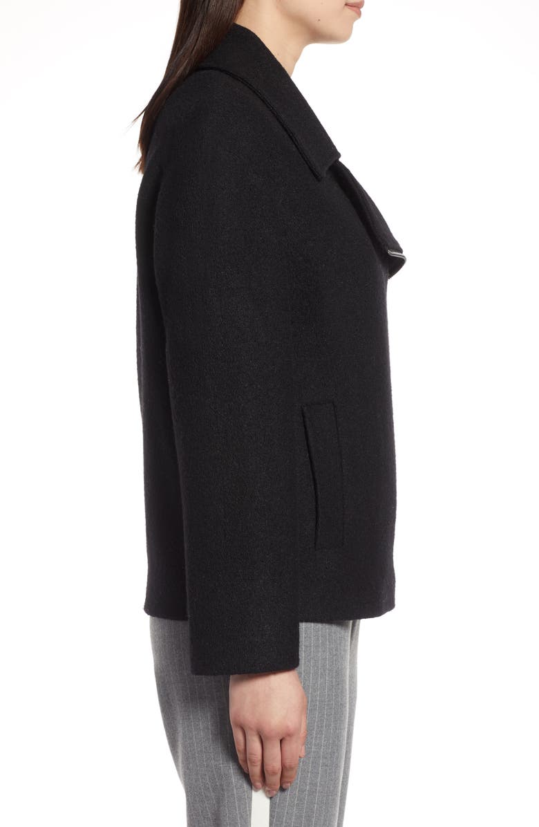 Halogen<sup>®</sup> Boiled Wool Blend Moto Jacket, Alternate, color,