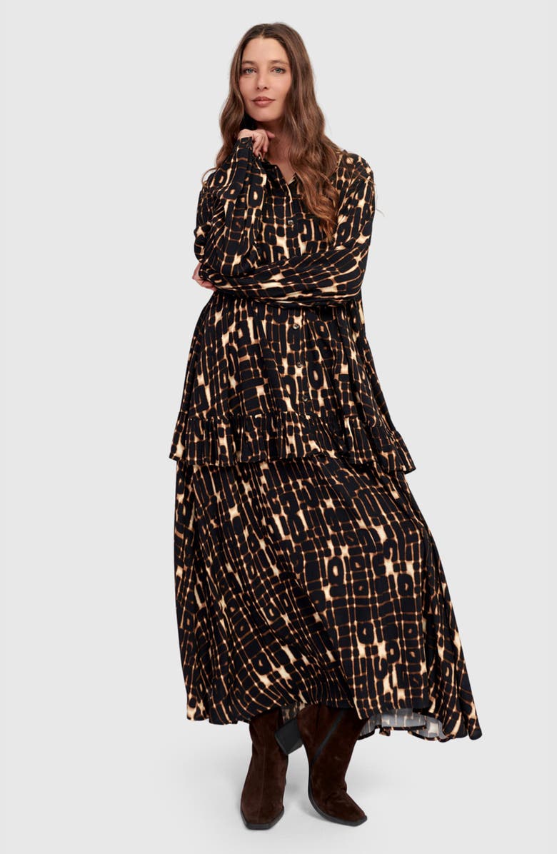 Alembika Tessera Maxi Dress, Main, color, Matrix