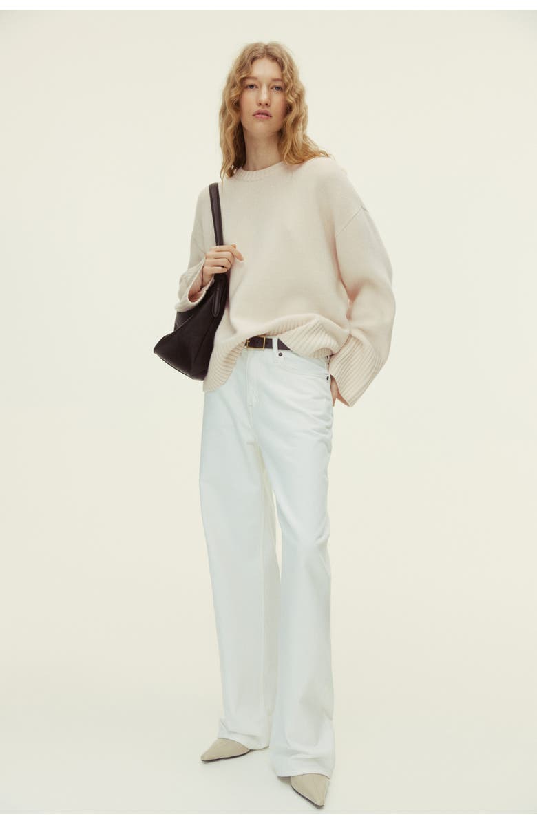 H&M Cashmere-blend Jumper, Alternate, color, Cream