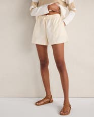 Haven Well Within Cotton Ecru Denim Shorts