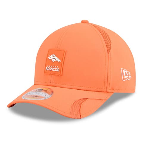 Men's New Era Orange Denver Broncos 2025 Sideline  M-Crown 9FORTY Adjustable Hat