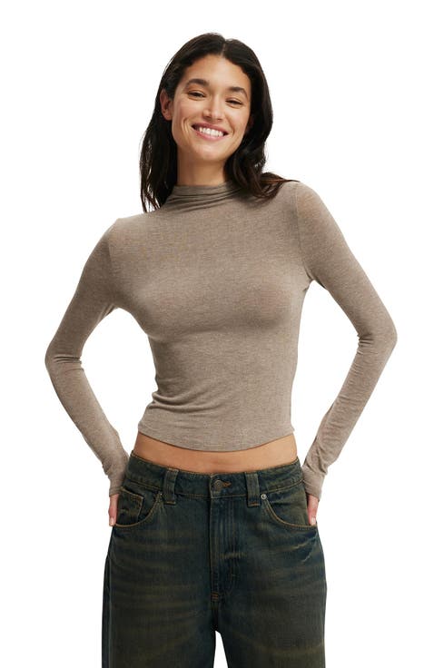 Women's Base Layer Mock Neck Long Sleeve