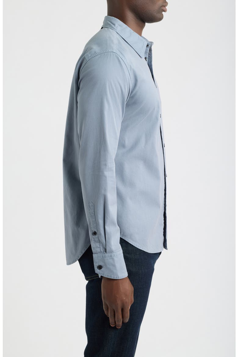 Tomlin Overdyed Shirt, Alternate, color, WASHED DARK BLUE