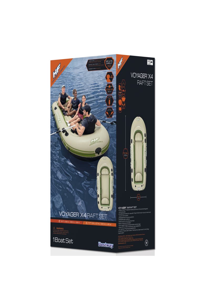 Treck X4 Inflatable Raft Set, Main, color, Beige