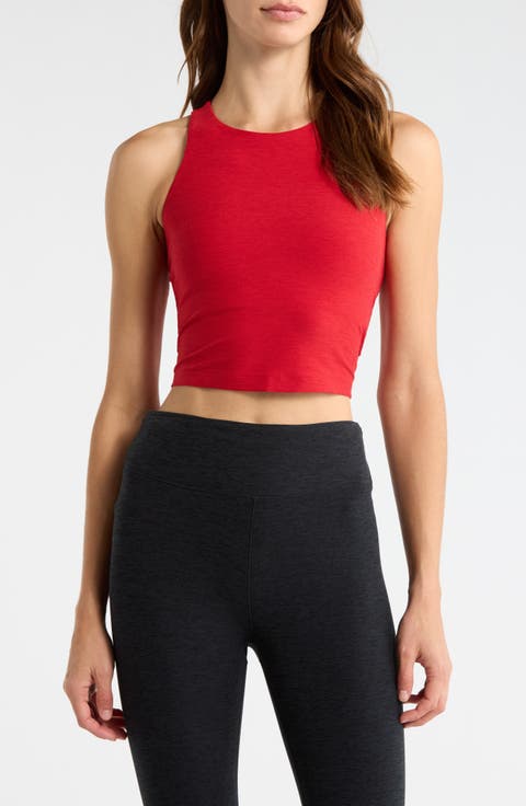 Spacedye Racerback Crop Top