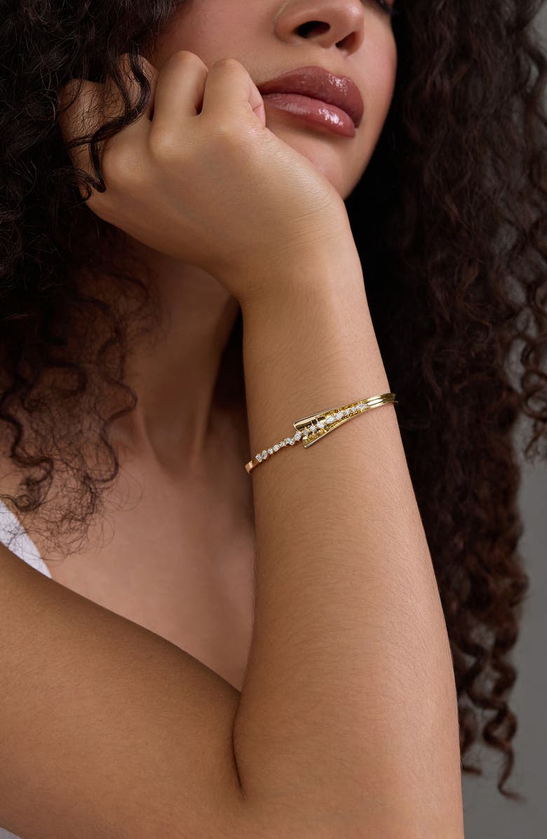 Bony Levy Kiera 18K Gold Diamond Cuff Bracelet, Alternate, color, 