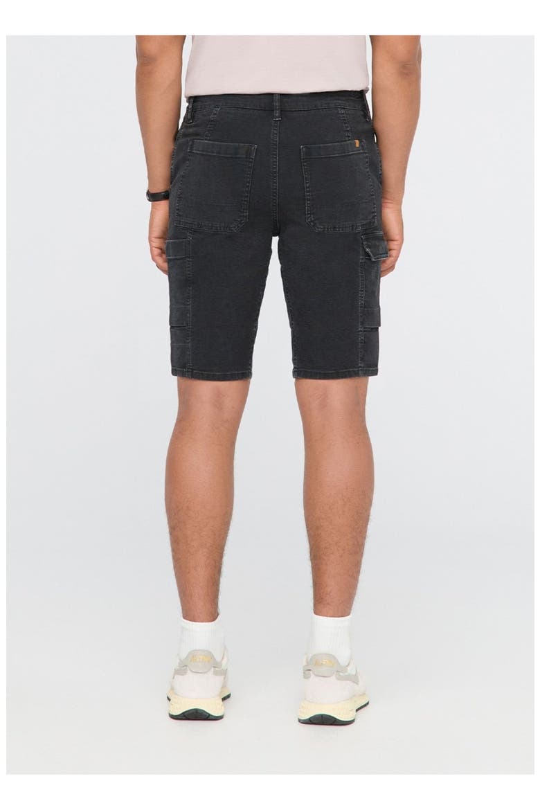 Stretch Canvas Cargo Short, Alternate, color, Black