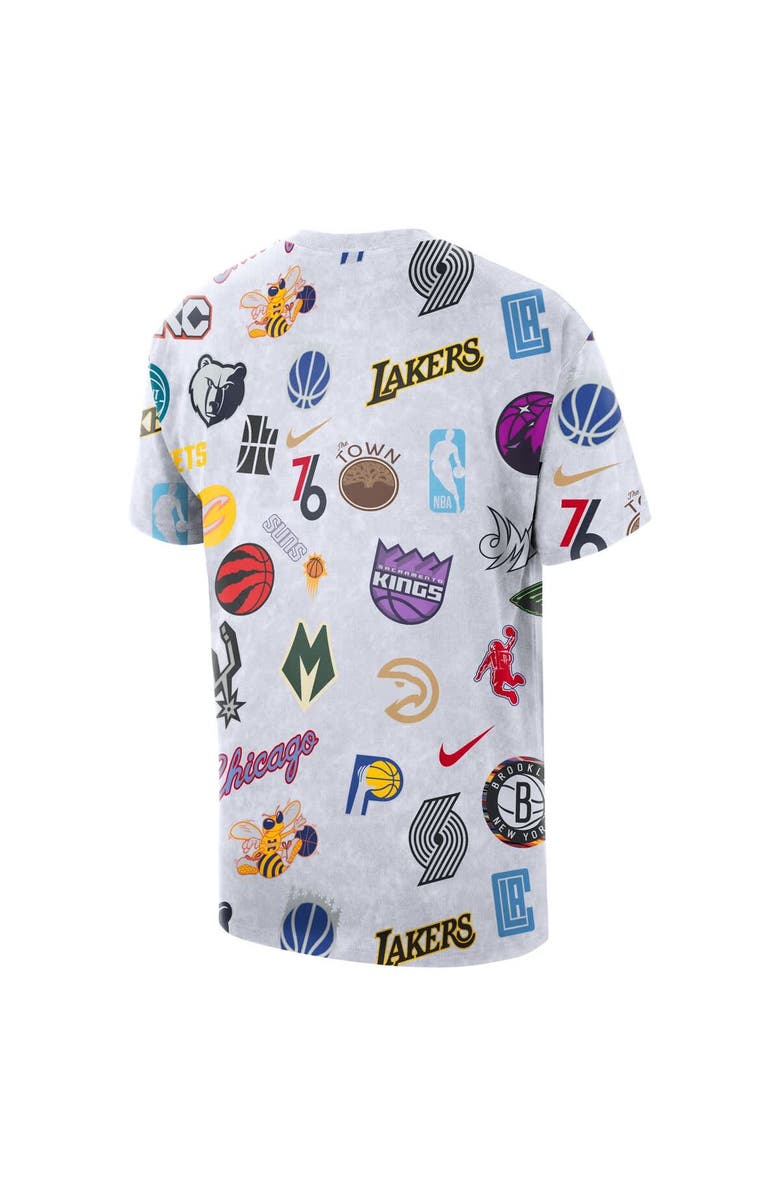 Nike Unisex Nike  White NBA 2025/26 City Edition Remix All Over Print T-Shirt, Alternate, color, White