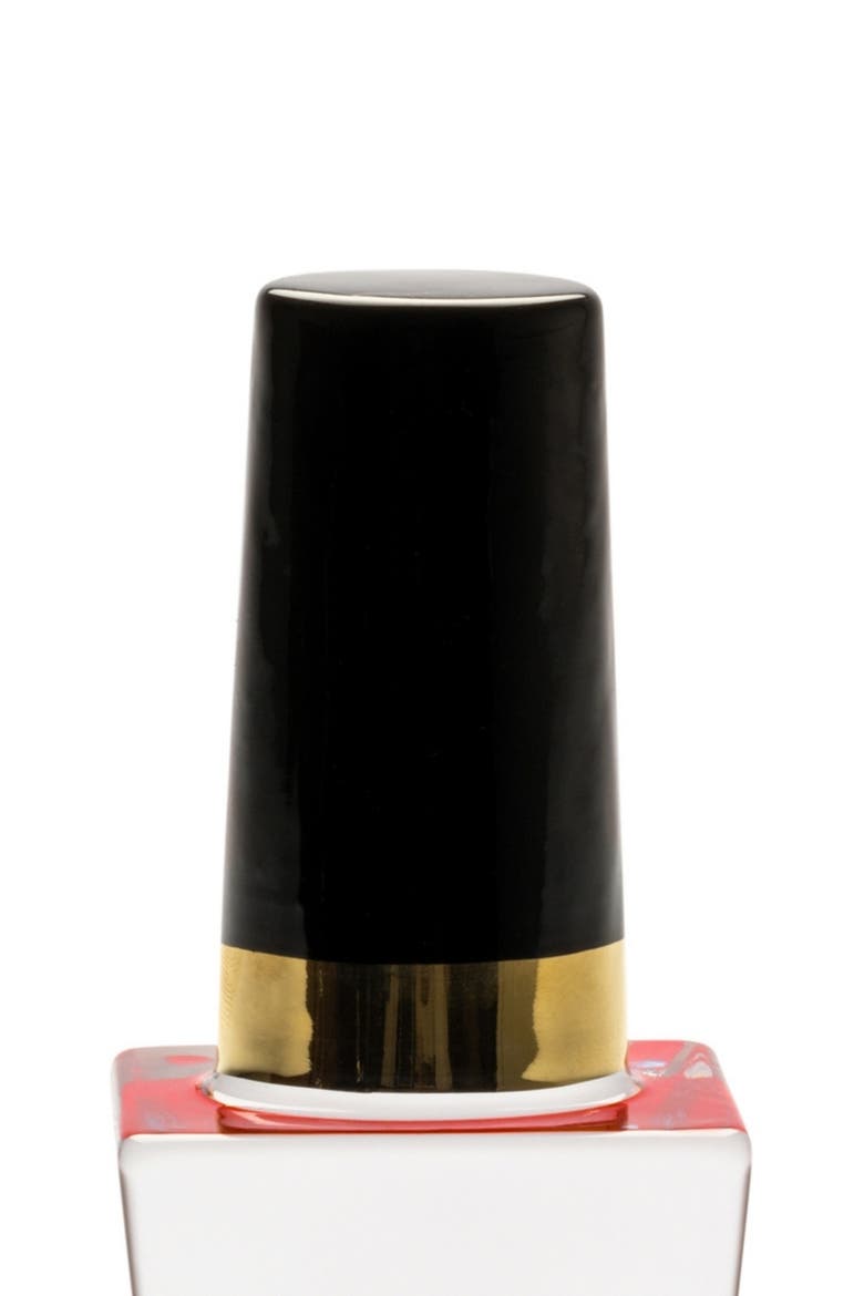 Mini Nail Polish Glass Sculpture, Alternate, color, RED