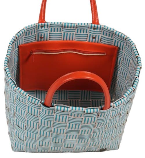 Shop Handed By Joy Recycled Plastic Shopper In Petrol