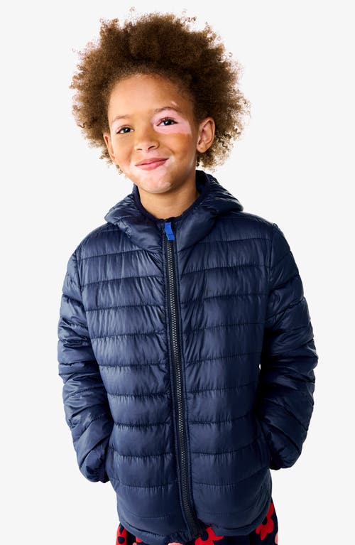 Primary Kids Lightweight Puffer Jacket In Blue