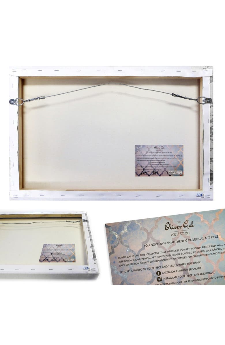 Oliver Gal NYC Canvas Triptych Wall Art, Alternate, color, 