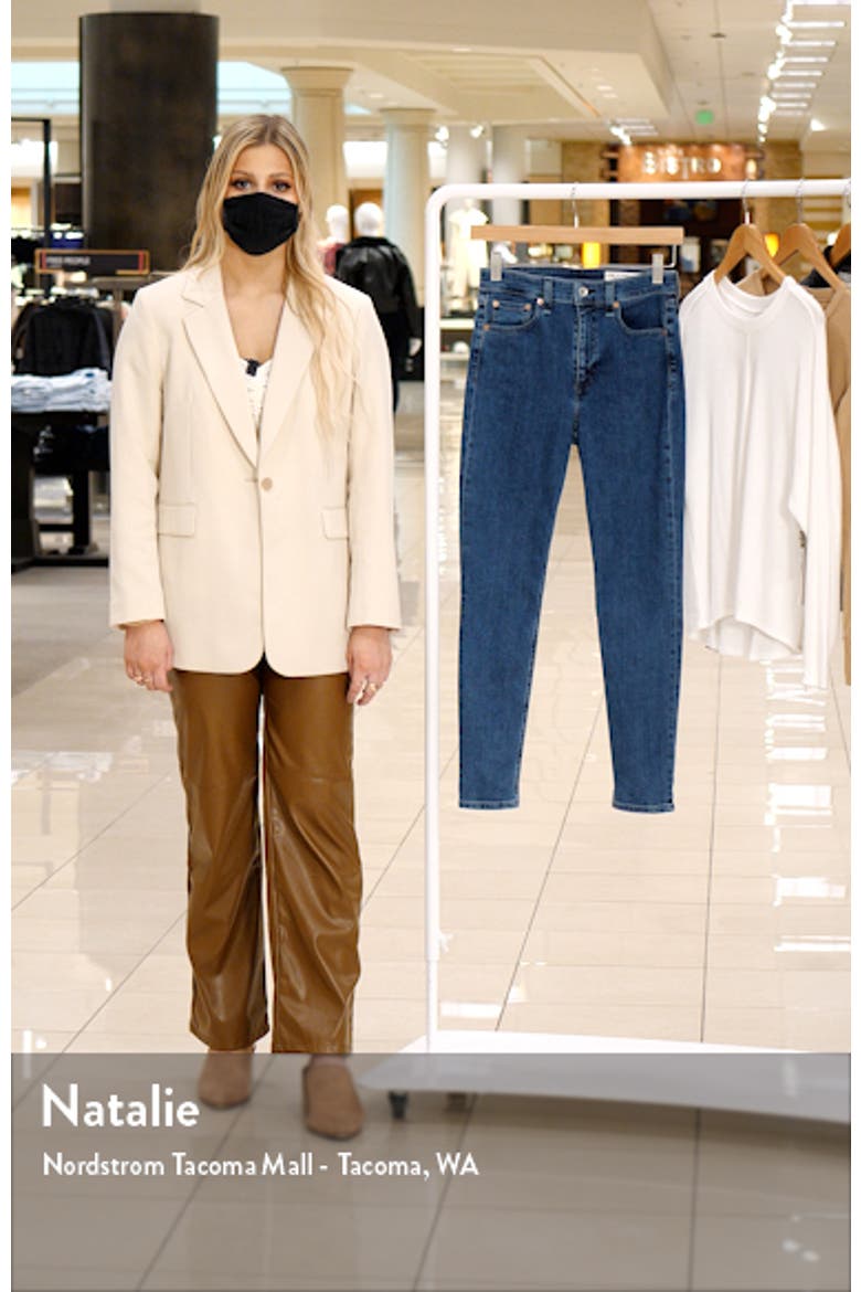 Nina High Rise Ankle Skinny Jeans video