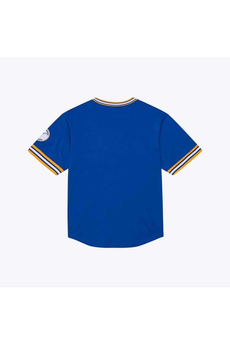 Men's Mitchell & Ness  Royal Milwaukee Brewers Wild Pitch Ringer T-Shirt, Alternate, color, Royal