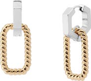 AllSaints Hex Rope Drop Earrings