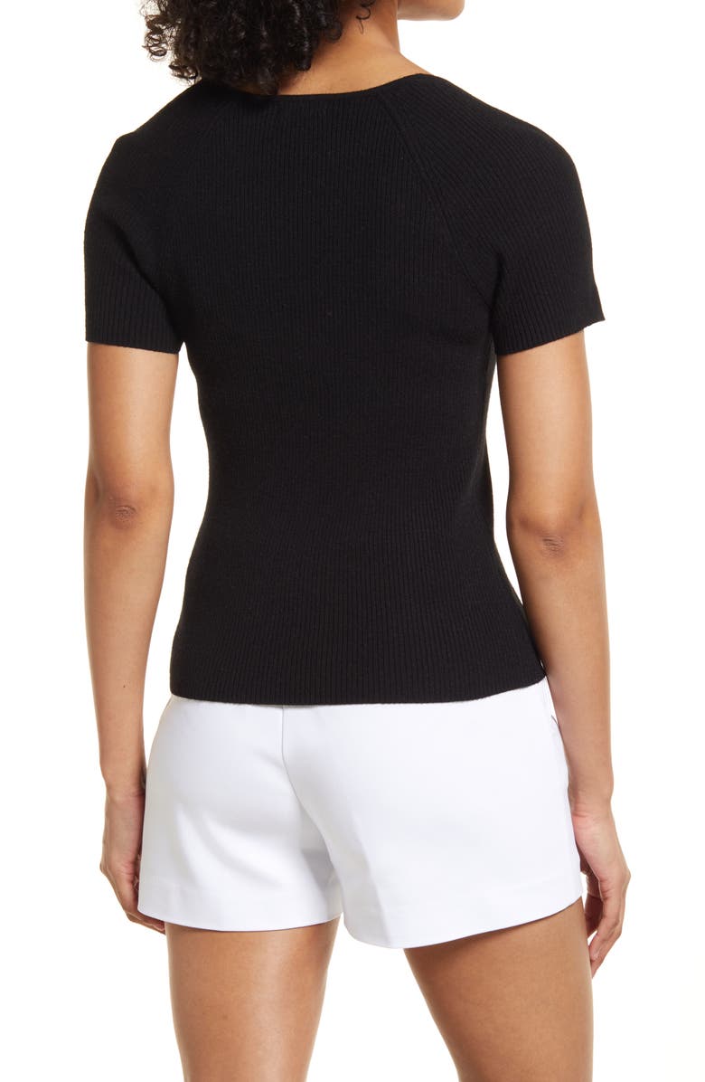 Halogen<sup>®</sup> Sweetheart Neck Rib Sweater, Alternate, color,