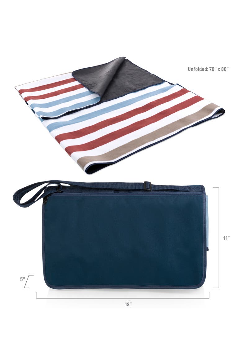 X-Large Outdoor Picnic Blanket Tote Bag, Alternate, color, WHITE