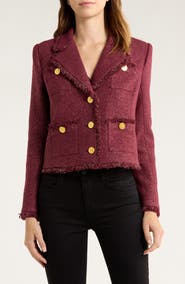 L'AGENCE Sylvia Metallic Blazer