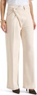 Manière De Voir Astrid Wrapover Wide Leg Jeans