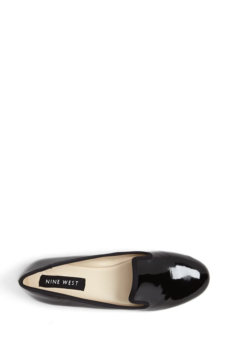 Nine West 'Lavalu' Smoking Flat, Alternate, color,