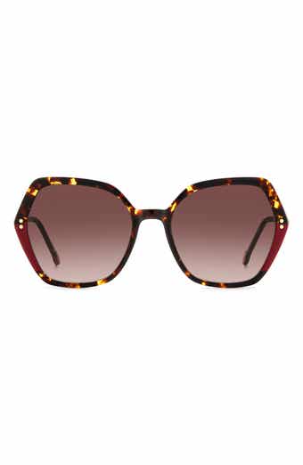 55mm Gradient Geometric Sunglasses