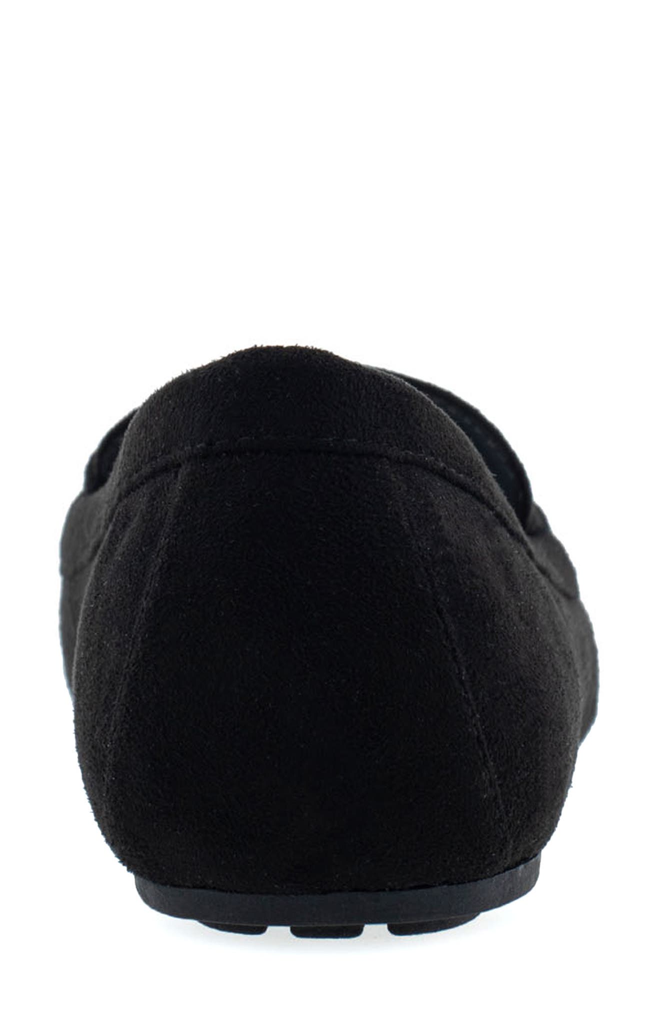 Aerosoles Deanna Tassel Loafer, Alternate, color, Black Faux Suede